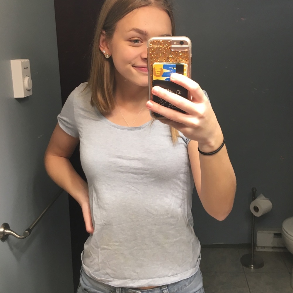 Light Blue Basic Tee